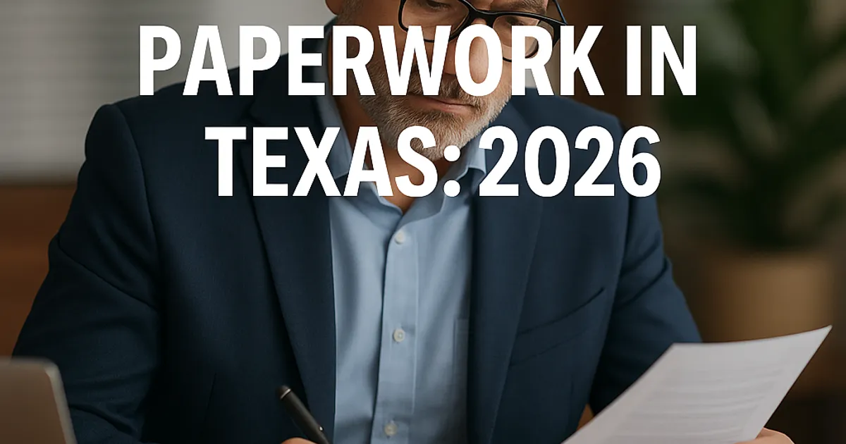 Complete Guide to Heavy Haul Paperwork in Texas: 2026 - DirtMatch blog hero image about earthwork and construction