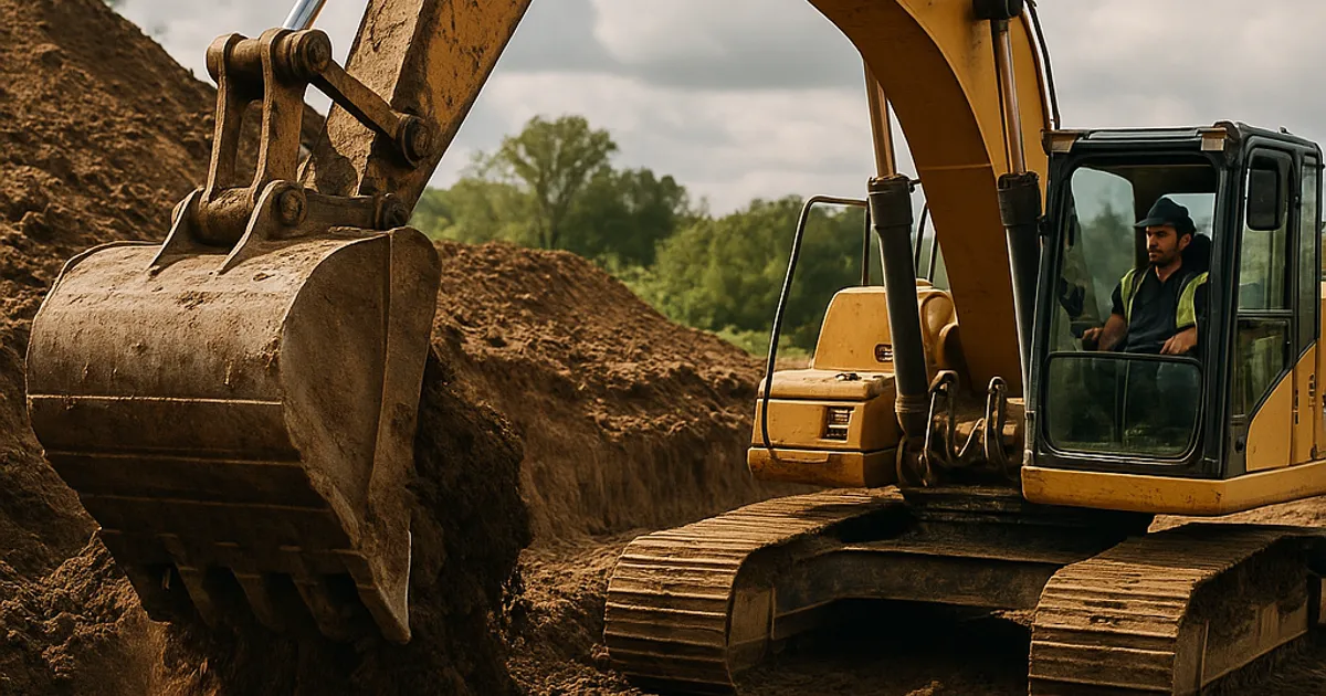 Digging Deeper: The Environmental Impact of Dirt Excavation - DirtMatch blog hero image about earthwork and construction