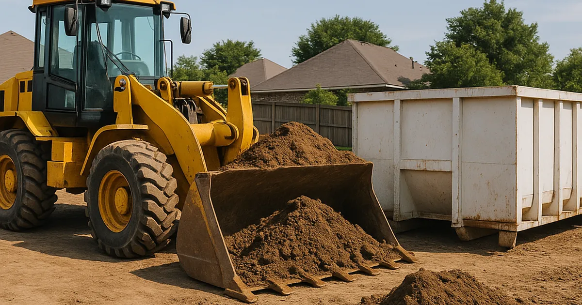 How to Find Free Dirt Removal in Dallas (2026 Guide) - DirtMatch blog hero image about earthwork and construction