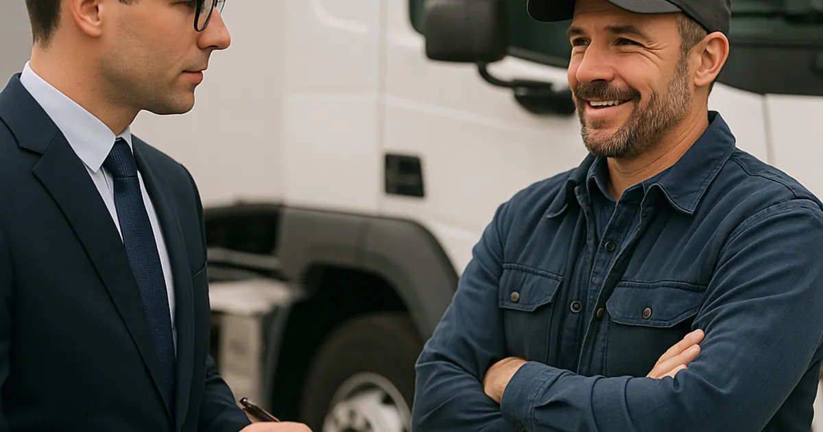 How to Hire the Best Drivers for Your Trucking Company - DirtMatch blog hero image about earthwork and construction