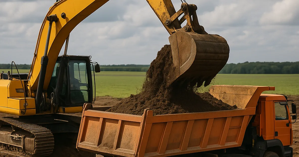 The Comprehensive Cost Guide to Dirt Excavation and Hauling - DirtMatch blog hero image about earthwork and construction