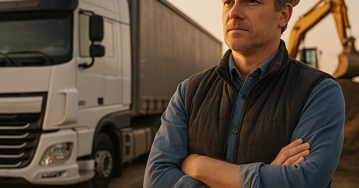 Thriving in a Slow Economy: Strategies for Trucking & Excavating - DirtMatch blog hero image about earthwork and construction