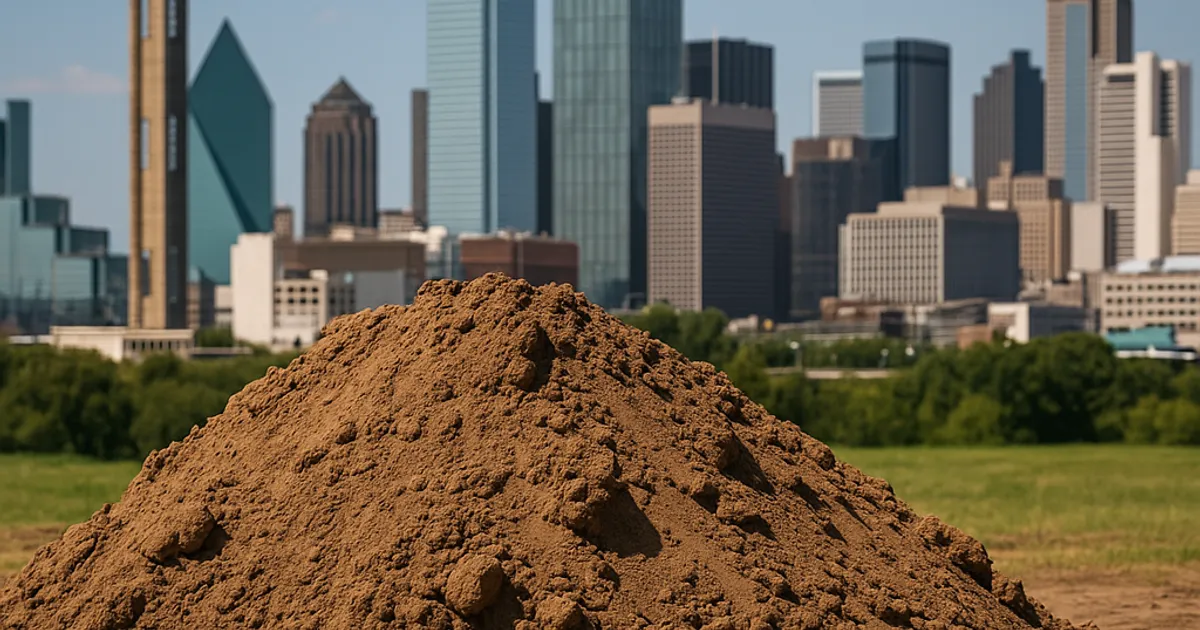 Where to Dump Dirt in Dallas, Texas (2026 Guide) - DirtMatch blog hero image about earthwork and construction